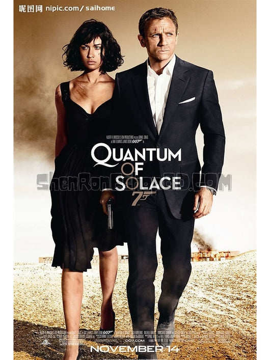 SRB04216 【007系列之22：大破量子危機 50周年港版/ Quantum Of Solace】電影 BD50G 不附粵配 不附中文字幕 01碟