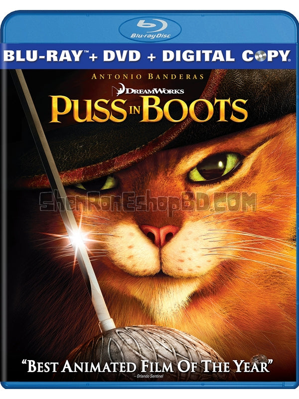 SRB32235 【穿靴子的貓/ 無敵貓劍俠 Puss In Boots】動畫 BD50G 不附粵配 附中文字幕 01碟