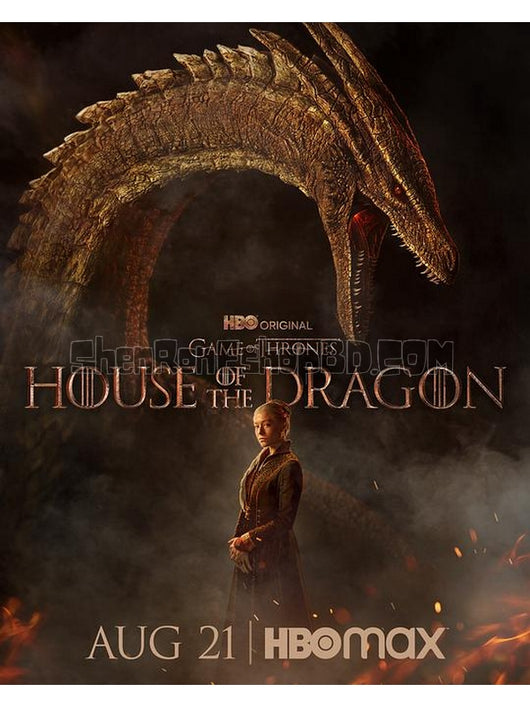 SRB32297 【龍之家族 第一季/ 權力的遊戲前傳：龍族 House Of The Dragon Season 1‎】劇集 BD50G 不附粵配 附中文字幕 04碟