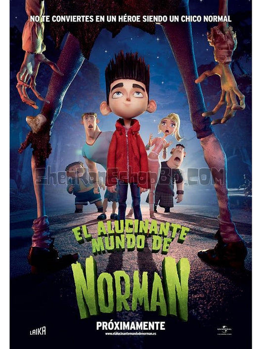 SRB32365 【通靈男孩諾曼/ 超凡的諾曼 Paranorman】動畫 BD50G 不附粵配 附中文字幕 01碟