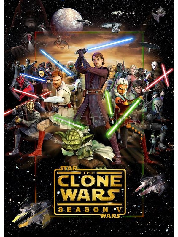 SRB32511 【星球大戰：克隆人戰爭 第五季 Star Wars：The Clone Wars Season 5】動畫 BD50G 不附粵配 附中文字幕 02碟