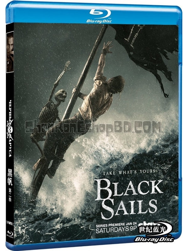 SRB04306 【黑帆 第二季/ Black Sails Season 2】劇集 BD25G 不附粵配 附中文字幕 04碟