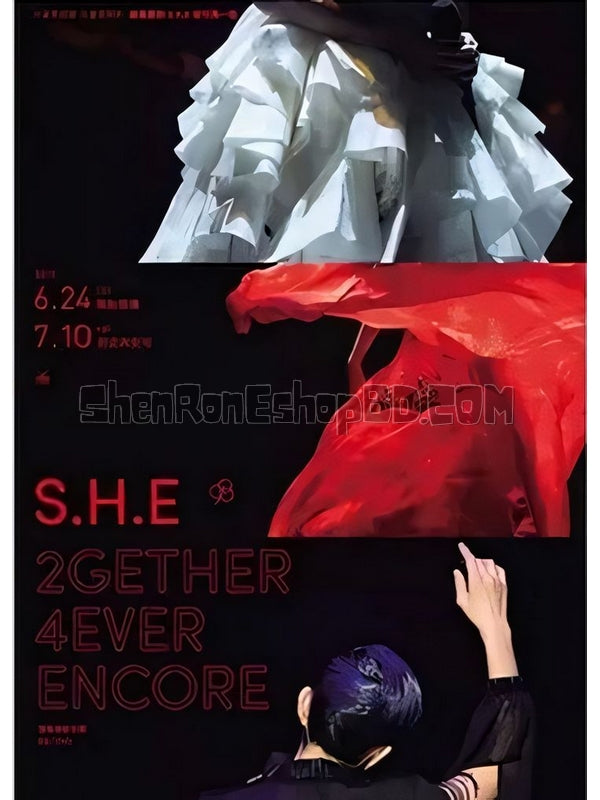 SRB04338 【S.H.E 2Gether 4Ever Encore演唱會影音館/ S.H.E 2Gether 4Ever Encore】音樂 BD25G 不附粵配 附中文字幕 01碟