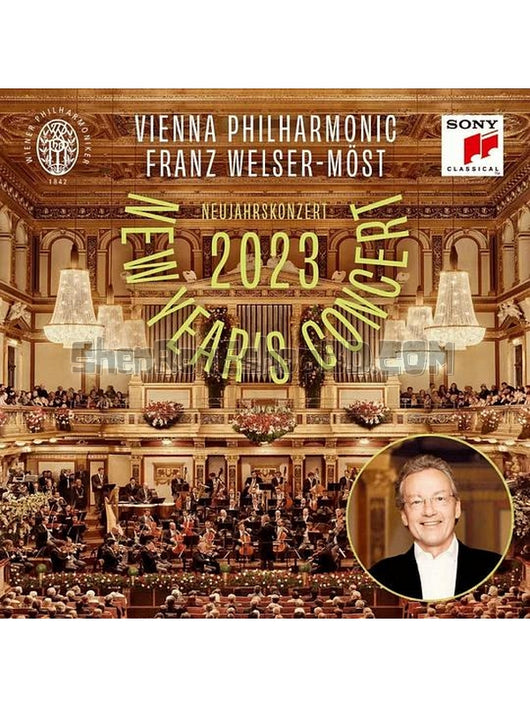 SRB32855 【2023年維也納新年音樂會 Neujahrskonzert Der Wiener Philharmoniker 2023】音樂 BD25G 不附粵配 不附中文字幕 01碟 正式版