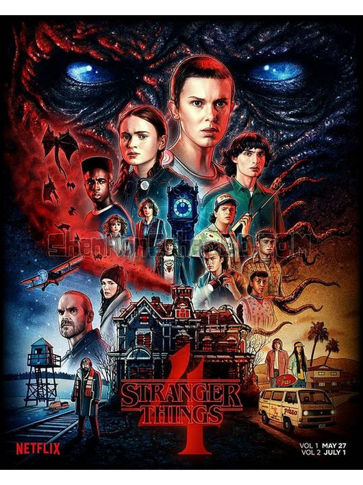 SRB32972 【怪奇物語 第四季 Stranger Things Season 4‎】劇集 BD25G 不附粵配 附中文字幕 03碟