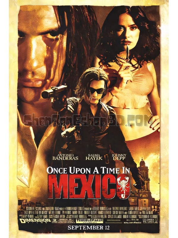 SRB33086 【墨西哥往事/ 英雄不回頭 Once Upon A Time In Mexico‎】電影 BD25G 不附粵配 附中文字幕 01碟