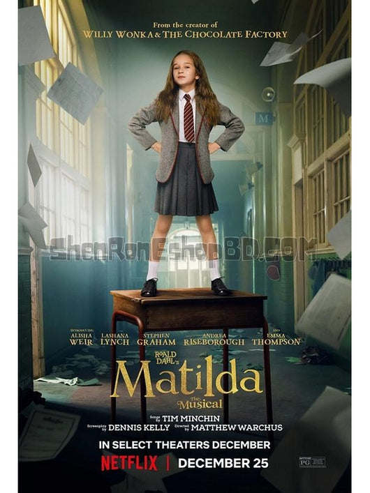 SRB33379 【瑪蒂爾達：音樂劇 Roald Dahl'S Matilda The Musical】電影 BD50G 不附粵配 附中文字幕 01碟