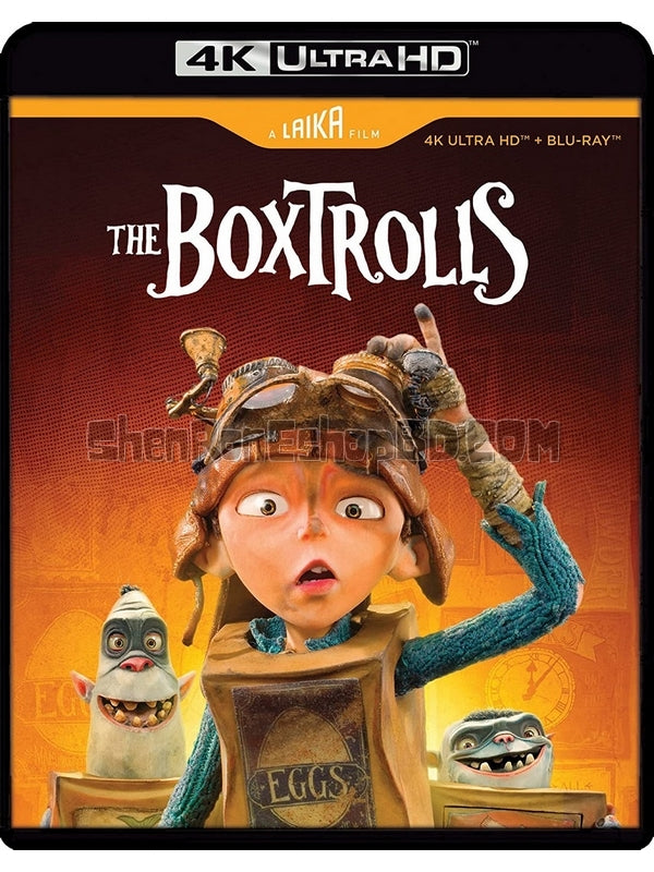 SRB33493 【盒子怪/ 怪誕小箱俠 The Boxtrolls】動畫 4KUHD 不附粵配 附中文字幕 01碟