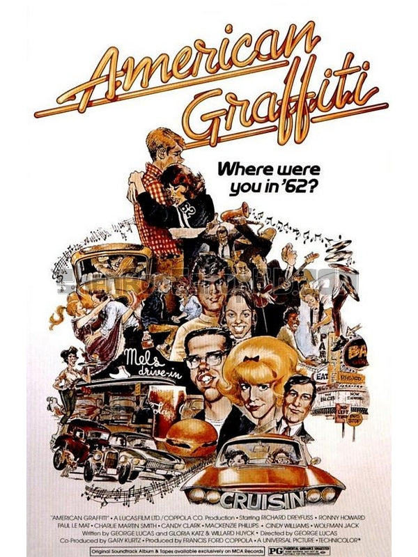 SRB33905 【美國風情畫 American Graffiti】電影 BD50G 不附粵配 附中文字幕 01碟