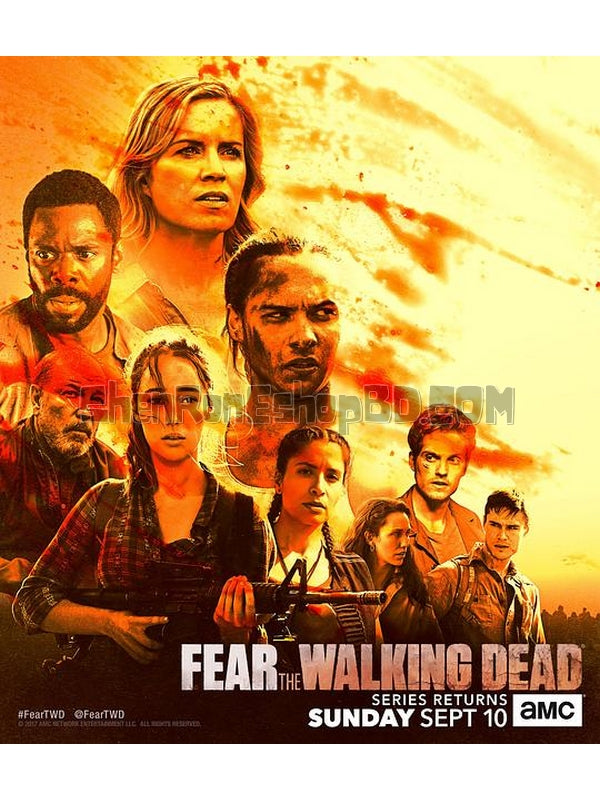 SRB34618 【行屍之懼 第三季 Fear The Walking Dead Season 3】劇集 BD50G 不附粵配 附中文字幕 05碟