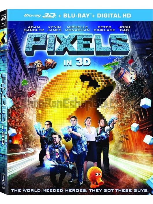 SRB04530 【圖元大戰 Pixels】電影 3D 不附粵配 不附中文字幕 01碟