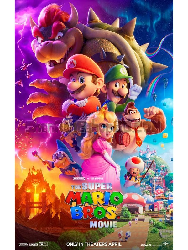 SRB35088 【超級馬力歐兄弟大電影 The Super Mario Bros. Movie‎】動畫 BD50G 不附粵配 附中文字幕 01碟