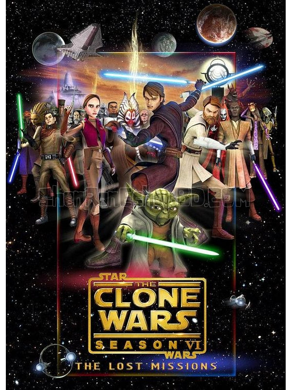 SRB35294 【星球大戰：克隆人戰爭 第六季 Star Wars：The Clone Wars Season 6】動畫 BD50G 不附粵配 附中文字幕 02碟