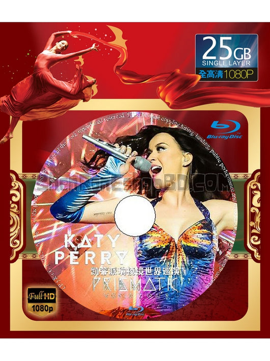 SRB04639 【凱蒂派瑞棱鏡世界巡演 Katy Perry The Prismatic World Tour】音樂 BD25G 不附粵配 附中文字幕 01碟