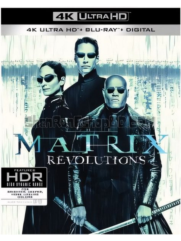 SRB36294 【駭客帝國3：矩陣革命 The Matrix Revolutions‎】電影 BD25G 不附粵配 附中文字幕 01碟