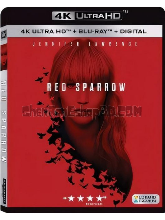 SRB36302 【紅雀 Red Sparrow‎】電影 BD25G 不附粵配 附中文字幕 01碟