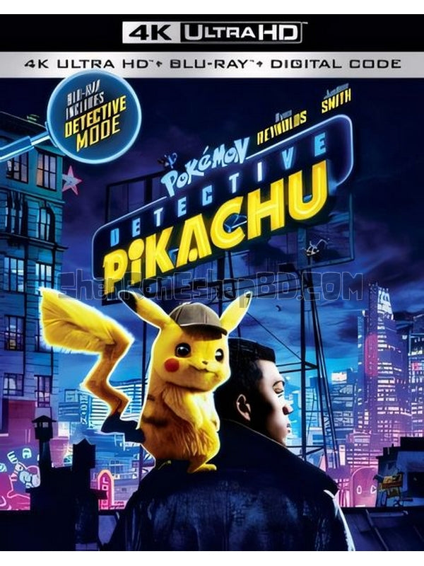 SRB36306 【大偵探皮卡丘 Pokémon Detective Pikachu‎】電影 BD25G 不附粵配 附中文字幕 01碟