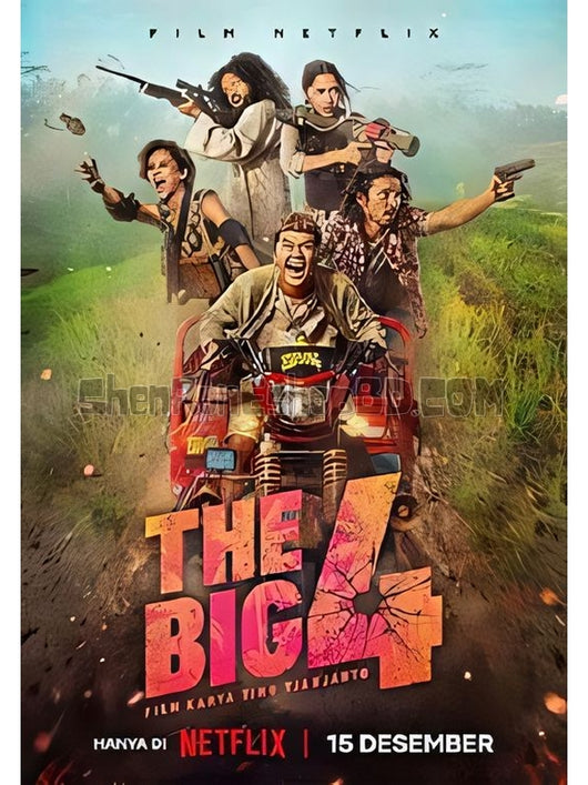 SRB37295 【四大殺手/ 4 大殺手：重出江湖 The Big 4‎】電影 BD25G 不附粵配 附中文字幕 01碟