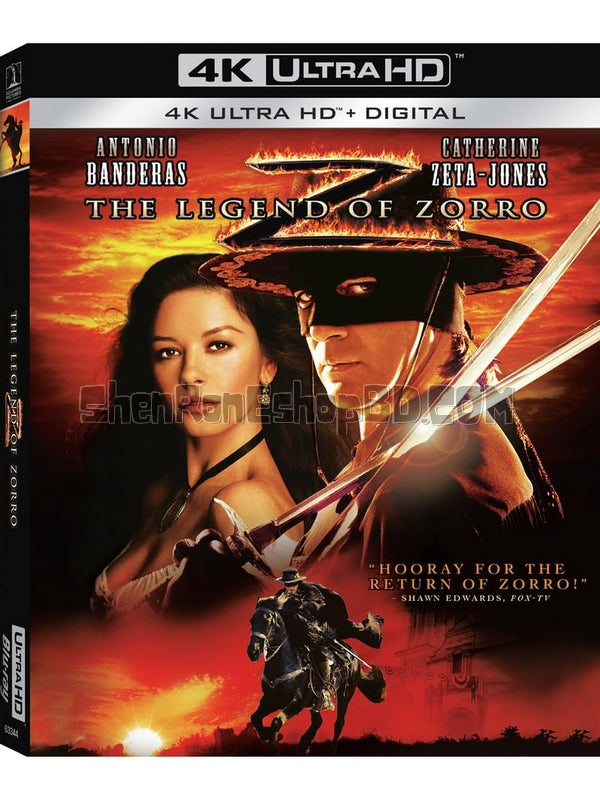 SRB37714 【佐羅傳奇/ 黑俠梭羅z傳奇 The Legend Of Zorro】電影 4KUHD 不附粵配 附中文字幕 01碟