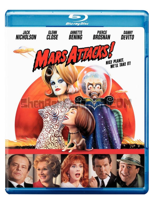 SRB37850 【火星人玩轉地球/ 星戰毀滅者 Mars Attacks!】電影 BD50G 不附粵配 附中文字幕 01碟