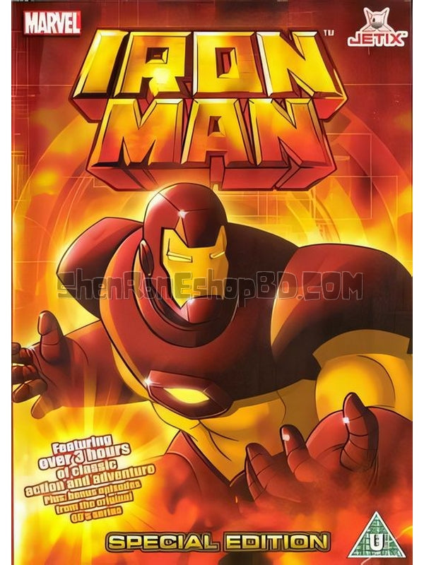 SRB37999 【鋼鐵俠/ 鐵人動畫版 Iron Man‎】動畫 BD25G 不附粵配 附中文字幕 02碟