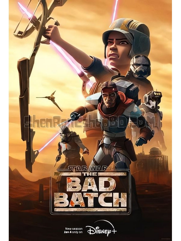 SRB38192 【星球大戰：異等小隊 第二季 Star Wars：The Bad Batch Season 2‎】動畫 BD25G 不附粵配 附中文字幕 02碟