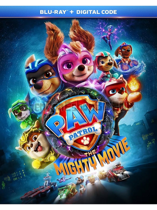 SRB39212 【汪汪隊立大功大電影2：超能大冒險 Paw Patrol：The Mighty Movie】動畫 BD50G 不附粵配 附中文字幕 01碟