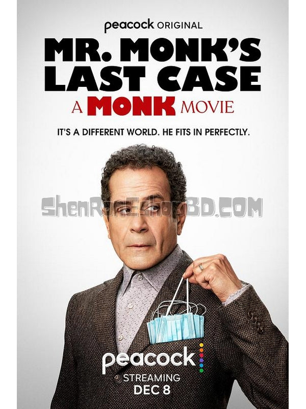 SRB39896 【蒙克先生的最後一案：神探阿蒙大電影 Mr. Monk'S Last Case：A Monk Movie‎】電影 BD25G 不附粵配 附中文字幕 01碟