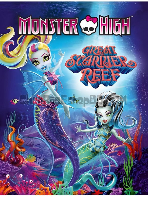 SRB05031 【怪獸中學：傷痕累累的珊瑚礁 精靈高中：恐怖大堡礁 Monster High：The Great Scarrier Reef】動畫 BD25G 附粵配 附繁中字幕 01碟