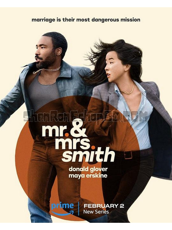 SRB40508 【史密斯夫婦 Mr. & Mrs. Smith‎】劇集 BD25G 不附粵配 附中文字幕 02碟