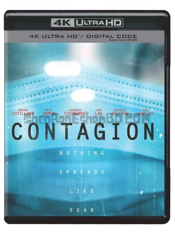 SRB40973 【傳染病/ 世紀戰疫 Contagion】電影 4KUHD 附粵配 附中文字幕 01碟