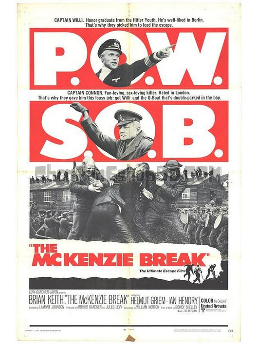 SRB41033 【海陸空大逃亡/ 暴動戰俘營 The Mckenzie Break】電影 BD25G 不附粵配 附中文字幕 01碟