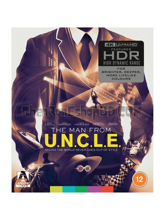 SRB41427 【秘密特工/特務型戰 The Man From U.N.C.L.E.】電影 4KUHD 不附粵配 附中文字幕 01碟