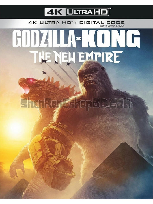 SRB41711 【哥斯拉大戰金剛2：帝國崛起 Godzilla X Kong: The New Empire‎】電影 4KUHD 不附粵配 附中文字幕 01碟