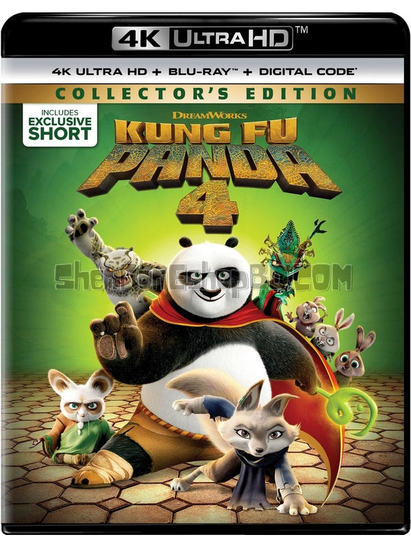 SRB41712 【功夫熊貓4 Kung Fu Panda 4】動畫 4KUHD 不附粵配 附中文字幕 01碟