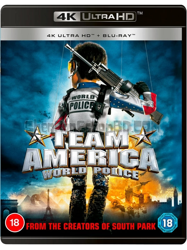 SRB42011 【美國戰隊：世界警察 Team America: World Police‎】動畫 4KUHD 不附粵配 附中文字幕 01碟