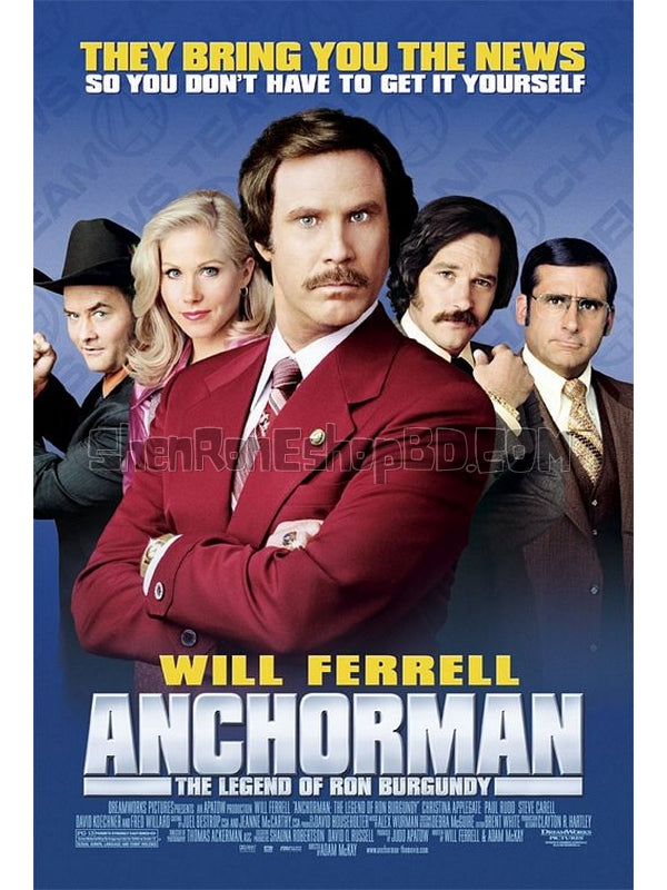 SRB42151 【王牌播音員/搶閘男主播 Anchorman: The Legend Of Ron Burgundy】電影 BD50G 不附粵配 附中文字幕 01碟