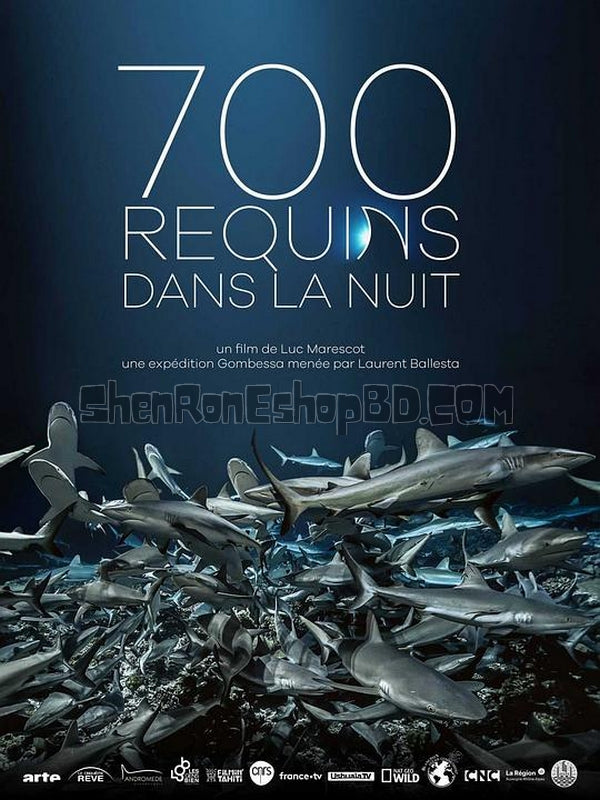 SRB42371 【鯊魚探秘 700 Requins Dans La Nuit‎】紀錄片 BD25G 不附粵配 附中文字幕 01碟