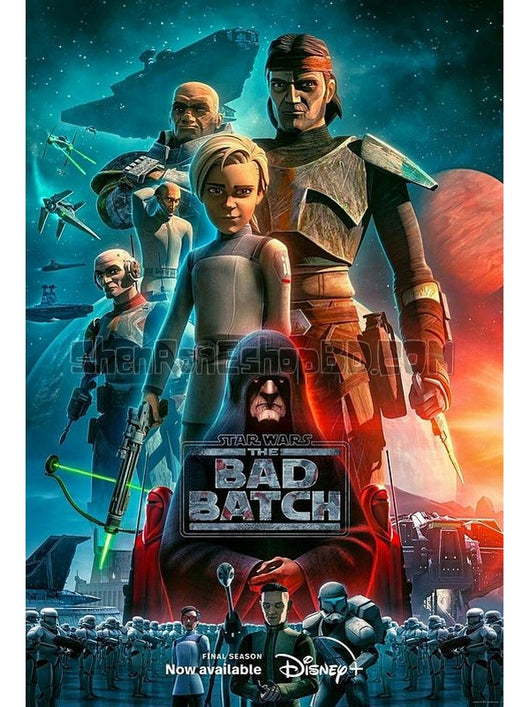 SRB42521 【星球大戰：異等小隊 第三季 Star Wars: The Bad Batch Season 3‎】劇集 BD25G 不附粵配 附中文字幕 02碟