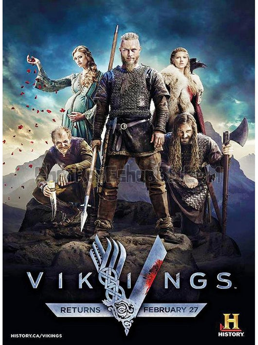 SRB42523 【維京傳奇 第二季 Vikings Season 2】劇集 BD50G 不附粵配 附中文字幕 03碟