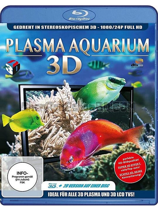 SRB43102 【海洋水族館 Plasma Aquarium 3D】紀錄片 3D 不附粵配 附中文字幕 01碟