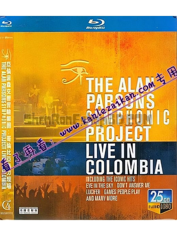 SRB05407 【亞倫派森交響實驗樂團：哥倫比亞熱力現場 The Alan Parsons Symphonic Project Live In Colombia】音樂 BD25G 不附粵配 附繁中字幕 01碟