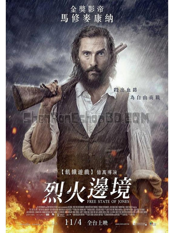 SRB05739 【鐘斯的自由國度 自由國度/ 鐘斯自由邦 Free State Of Jones】電影 BD25G 不附粵配 附中文字幕 01碟