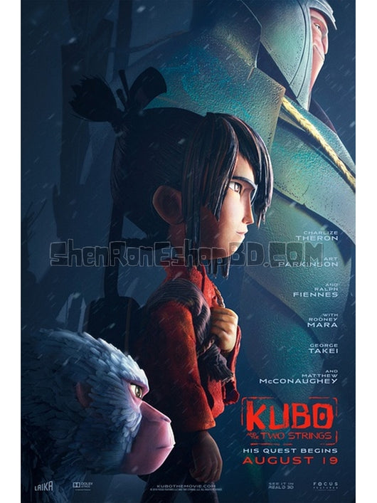 SRB06008 【魔弦傳說 久保與二弦琴 Kubo And The Two Strings】動畫 3D 不附粵配 附繁中字幕 01碟