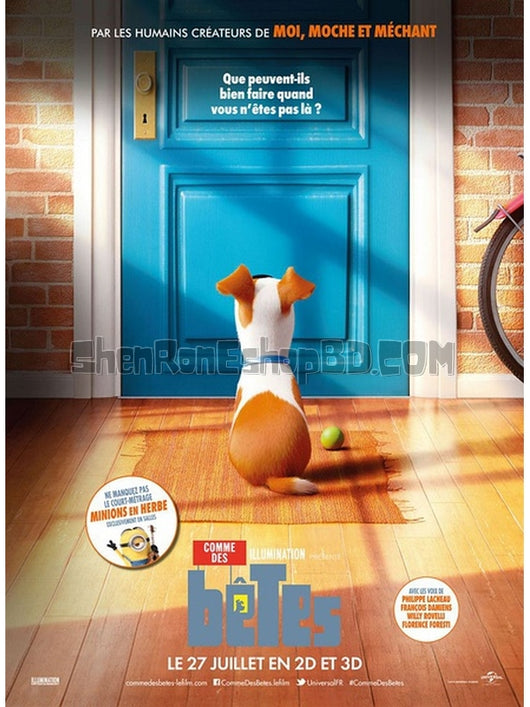 SRB06017 【愛寵大機密 Pet Pet當家/寵物當家/ The Secret Life Of Pets】動畫 3D 不附粵配 不附繁中字幕 01碟