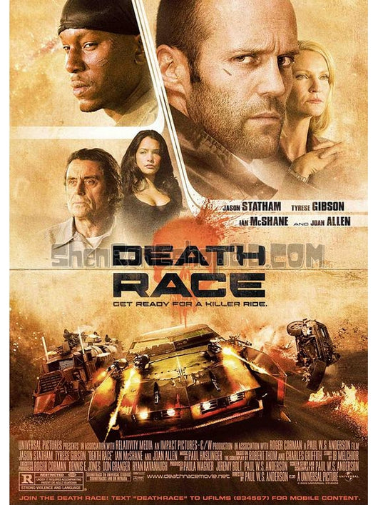 SRB00638 【死亡飛車1/ Death Race】電影 BD25G 不附粵配 不附中文字幕 01碟