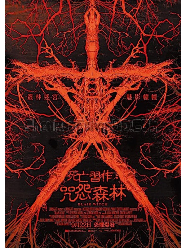 SRB06348 【布雷爾女巫 Blair Witch】電影 BD25G 不附粵配 附繁中字幕 01碟