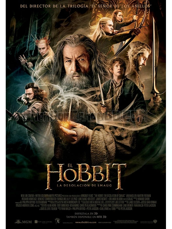 SRB06374 【霍比特人2：史矛革之戰 186分鐘加長版 The Hobbit：The Desolation Of Smaug】電影 BD50G 不附粵配 不附繁中字幕 01碟