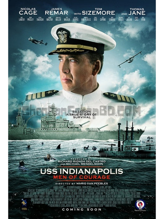 SRB06526 【印弟安納波里斯號：勇者無懼 Uss Indianapolis：Men Of Courage】電影 BD50G 不附粵配 不附繁中字幕 01碟