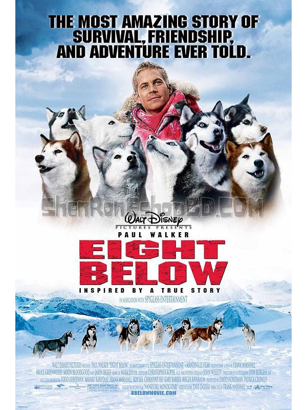 SRB00707 【零下八度/ 南極大冒險/ 南極物語/ 8只雪橇犬/ Eight Below】電影 BD25G 不附粵配 不附中文字幕 01碟